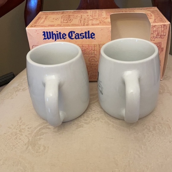 Vintage 1995 White Castle restaurant ware coffee mugs, cups, NIB - Picture 7 of 8